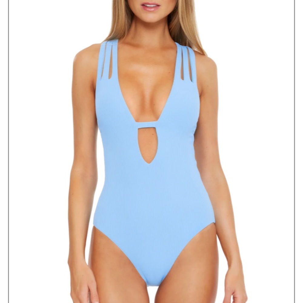 Becca sky blue swimsuit